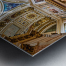 Visitors explore St. Isaacs Cathedral in St. Petersburg Metal print