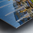 Golden statues at Peterhof Palace in St. Petersburg Russia Metal print