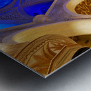 Visit Sheikh Zayed Grand Mosque in Abu Dhabi during evening Metal print