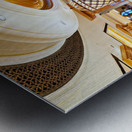 Visit Emirates Palace Hotel in Abu Dhabi and explore its design Metal print