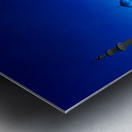 Sheikh Zayed Grand Mosque at night in Abu Dhabi Metal print