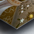 Exploring the interior of Sheikh Zayed Grand Mosque in Abu Dhabi Metal print