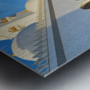 Visit to Sheikh Zayed Grand Mosque in Abu Dhabi at dawn Metal print