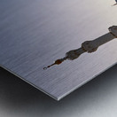 Visiting Sheikh Zayed Grand Mosque in Abu Dhabi at dusk Metal print