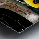 Ferrari display at Abu Dhabi Ferrari World amusement park Metal print