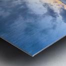 Midnight scenes at Jokulsarlon glacier lagoon in Iceland Metal print