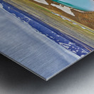 Krafla volcanic area with geothermal lake in Iceland Metal print