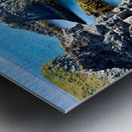 Arnarstapi cliffs show rocky coastline in Iceland Metal print