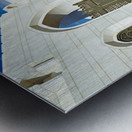 Al Alam Palace in Muscat Oman showcases unique architecture Metal print