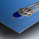 Visit to Al Khor mosque in Muscat Oman during bright day Metal print