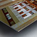 Holiday decoration in Al Bustan luxury hotel in Muscat Metal print