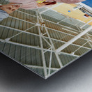 Man sells fresh fish at Muscat Oman fish market today Metal print