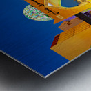 Waterfront view of Mutrah Souq in Muscat at sunset time Metal print