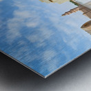 Visit Sultan Qaboos Grand Mosque in Muscat Oman during the day Metal print