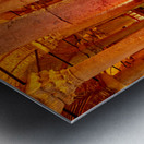 Explore Basilica Cistern at night with reflected lights Metal print