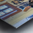 Dervishes perform in Istanbul at a Sufi event Metal print