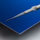 Visit to Blue Mosque in Istanbul on a sunny day Metal print