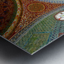 Exploring the privy chamber of murat iii in topkapi palace Metal print