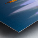 Hagia Sophia Grand Mosque at night with a fountain display Metal print