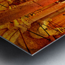 Explore Basilica Cistern in Istanbul at nighttime Metal print