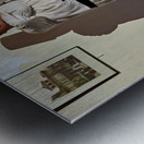 Whirling dervishes perform sufi dance in Istanbul Turkey Metal print