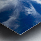 Visit to the Blue Mosque in Istanbul Turkey on a clear day Metal print