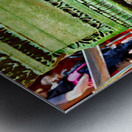 Visit to Basilica Cistern in Istanbul shows ancient columns Metal print