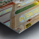 People visit Fatih Mosque in Istanbul Metal print