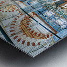 Rustem Pasha Mosque interior in Istanbul Turkey during daylight Metal print