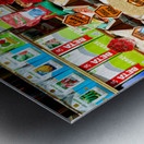 Spices and herbs displayed at Grand Bazaar in Istanbul Metal print