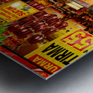 Cheese vendor at Grand Bazaar in Istanbul during busy hours Metal print