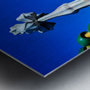 Exploring Casa Batllo in Barcelona under a clear sky Metal print