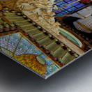 Concert hall view of Palau de la Musica Catalana in Barcelona Metal print