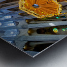 Explore Basílica de la Sagrada Familia in Barcelona now Metal print