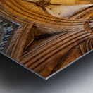 Historic view of the Cathedral of the Holy Cross in Barcelona Metal print