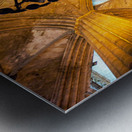 Catholic church architecture inside Barcelona Cathedral Metal print