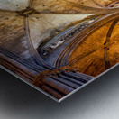 Iconic views of Barcelonas Holy Cross Cathedral Metal print