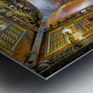 Exploring Gaudis Palau Guell ceiling in Barcelona Metal print