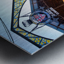 Crowds gather at Barcelonas La Boqueria market Metal print