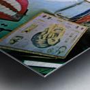 Street dentist providing services in Peshawar Metal print