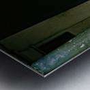 Men pray in the mosque in Chitral during afternoon prayer Metal print