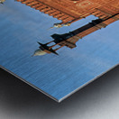 Badshahi mosque in Lahore showcases historical architecture Metal print