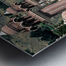 Beautiful architecture in Pakistans mountainous region Metal print