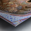 People visiting Wazir Khan Mosque in Lahore Pakistan Metal print