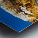 Explore devils thumb at yellowstone national park in usa Metal print