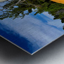 Yellowstone national park orange spring mound in usa Metal print