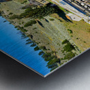 Exploring liberty cap in yellowstone national park usa Metal print