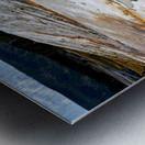 Heart Spring in Yellowstone National Park with blue water Metal print