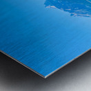 Mountains reflect in the water at Grand Teton National Park Metal print