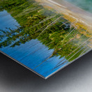 Visit Abyss Pool in Yellowstone National Park for a unique view Metal print